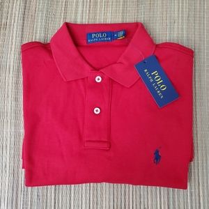 Ralph Lauren red polo shirt classic fit Medium